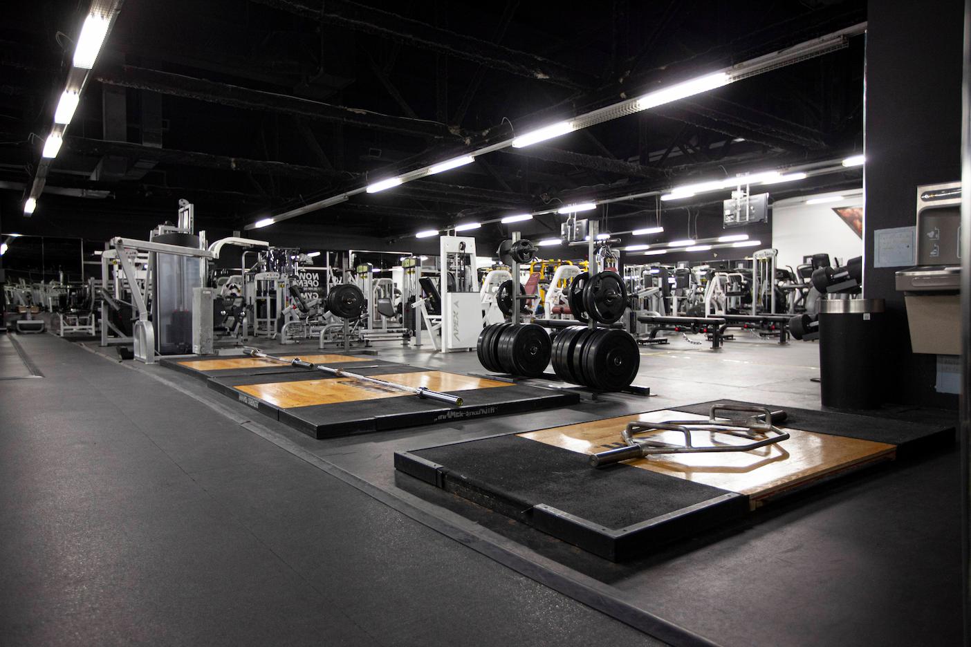 deadlift area of gym